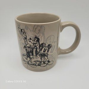 Disney Jerry Leigh Mickey Mouse Donald Duck Goofy Sketchy Mug